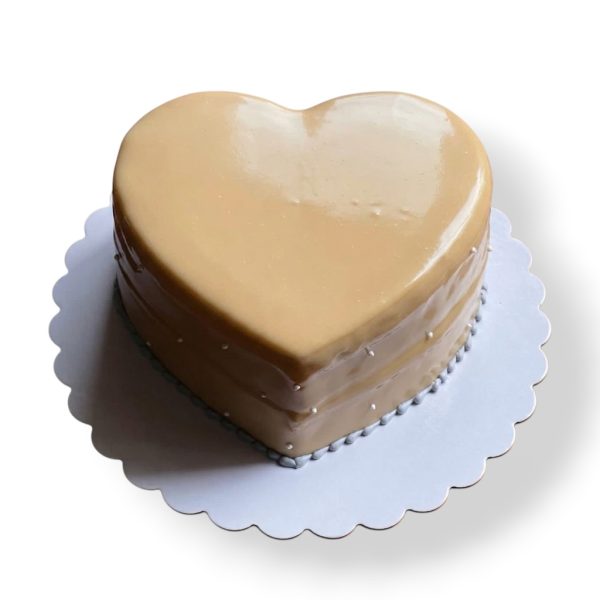 Caramel Cake Heart 8”