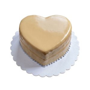 Caramel Cake Heart 8”